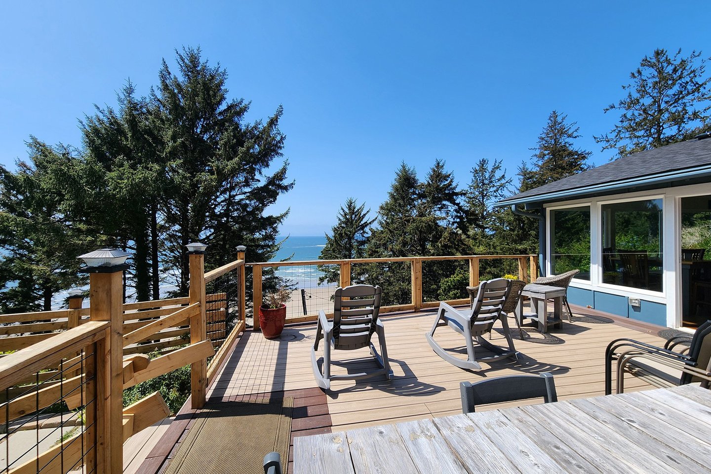 Sit back and enjoy the sunshine and view.