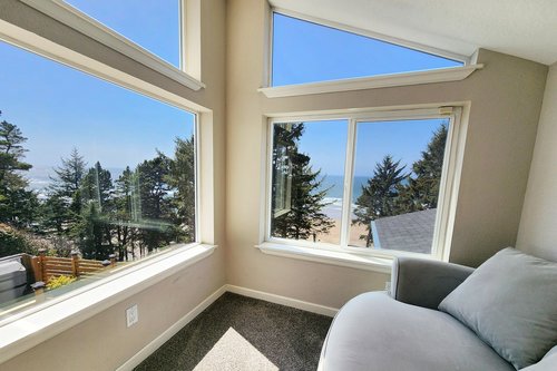 Relax in your own little space of heaven in the upstairs bedroom suite.