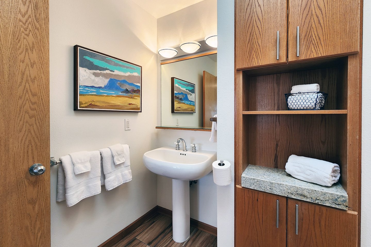 Ensuite bath.