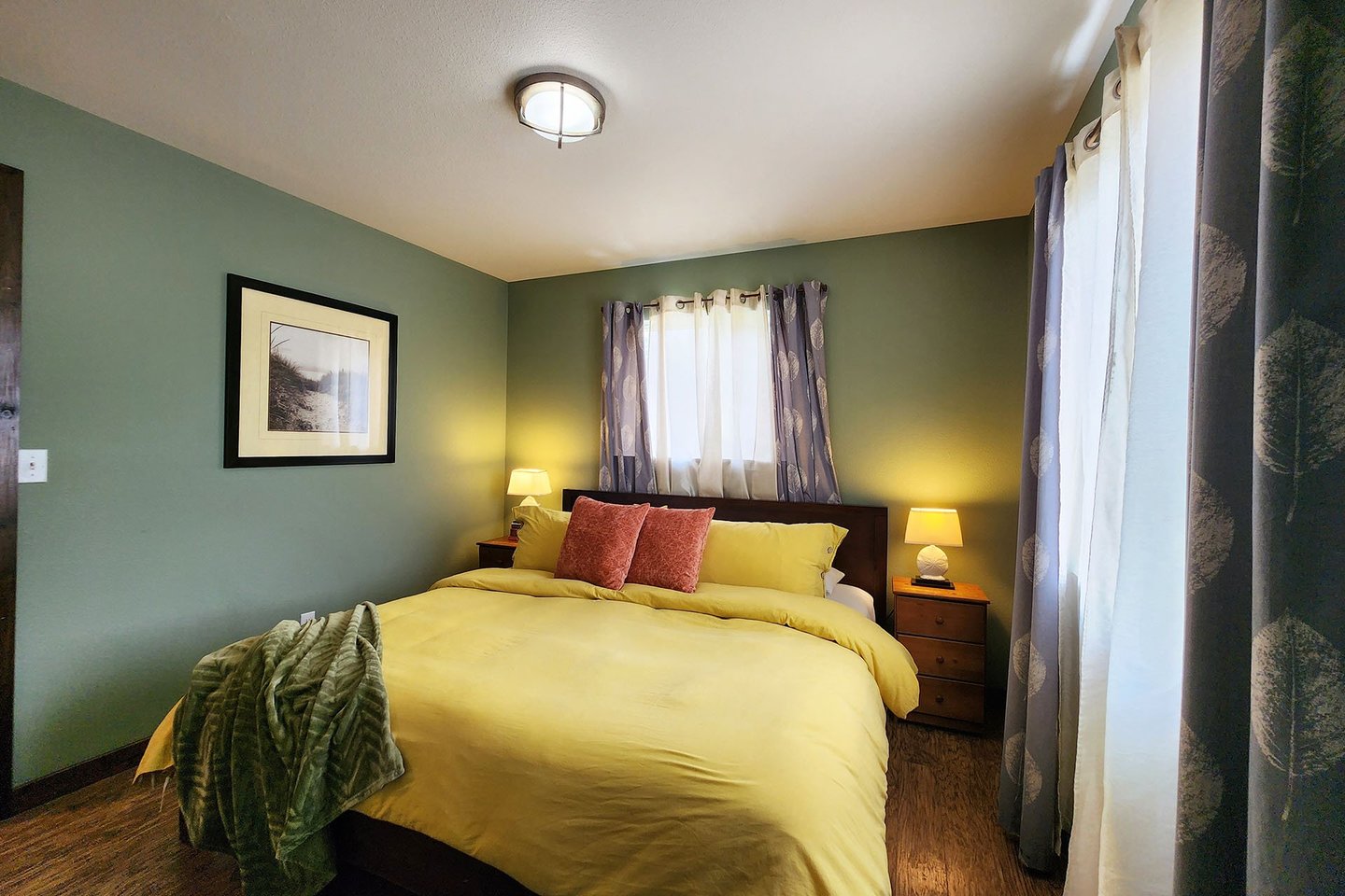 Spacious and comfy with the King bed.