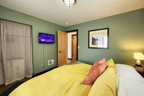 Watch your favorite late night TV show from the comfort of bed.