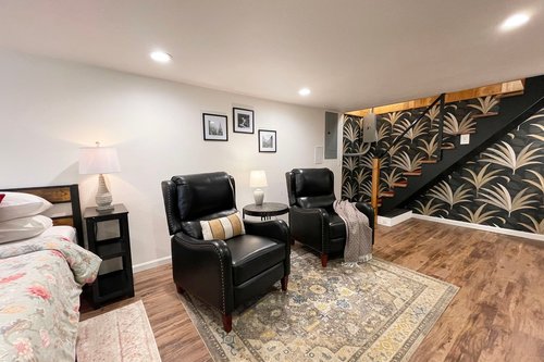 Relax and watch some late night TV in your own private space.