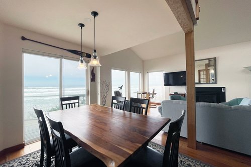 Gather around the dining table for a feast or game night.