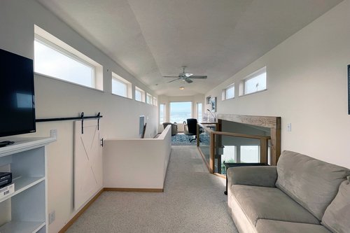 The loft is a perfect space to enjoy some private time.