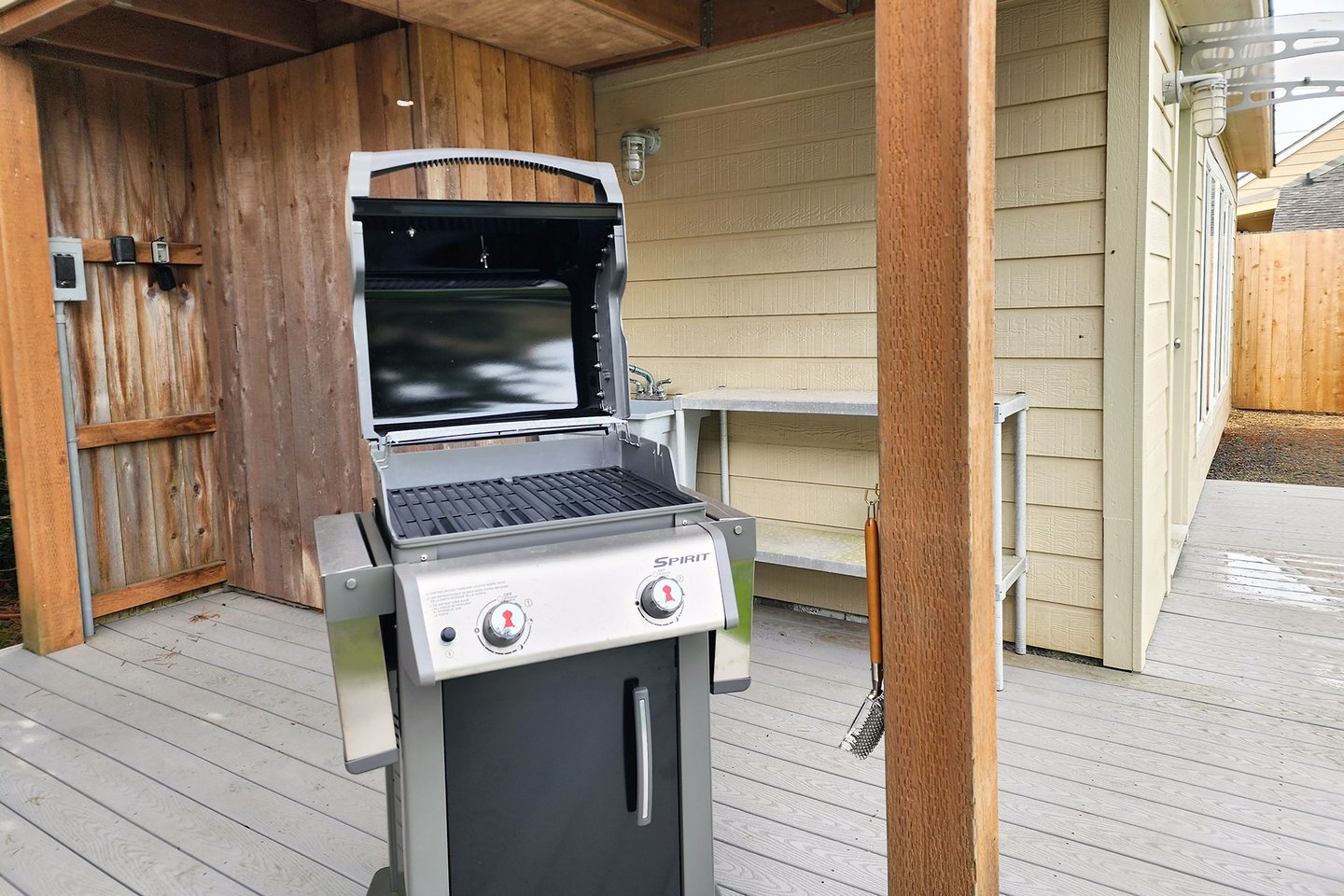 Grill up a favorite on the deck.